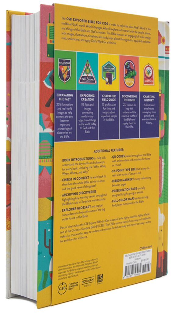 SpineBack for Explorer Bible for Kids. Reviewed by Homeschooling Highway