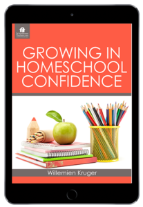 Growing in Homeschool Confidence course cover on tablet